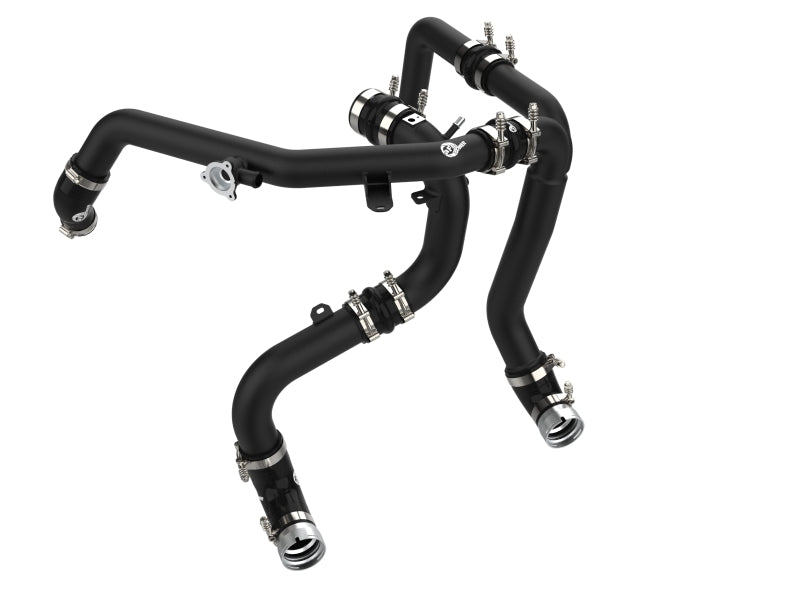 aFe BladeRunner Alum Hot & Cold Charge Pipe Kit - Black | Ford Bronco V6-2.7Ltt (21-23) (46-20584-B)