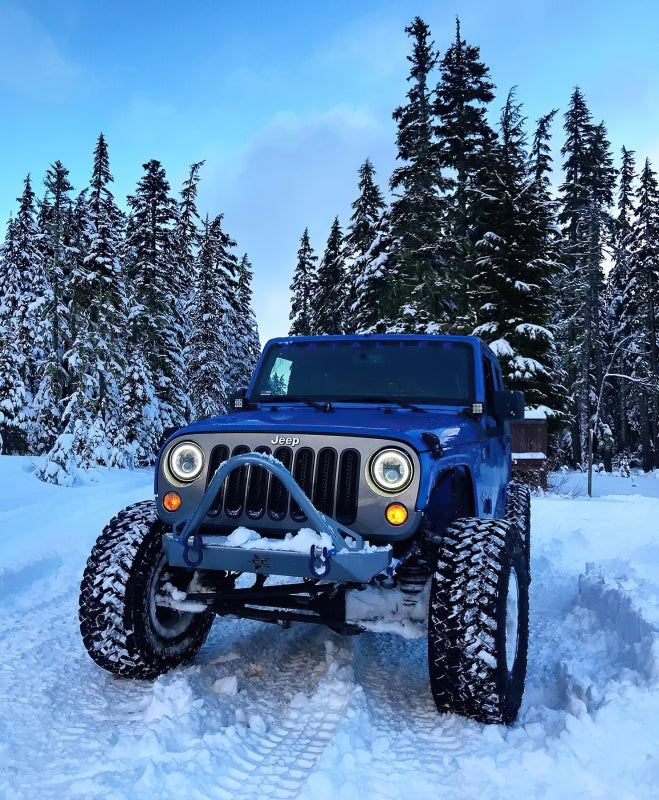 ORACLE Lighting High Powered ColorSHIFT 2.0 LED Headlights (FRONT): Jeep Wrangler (07-18) - Black