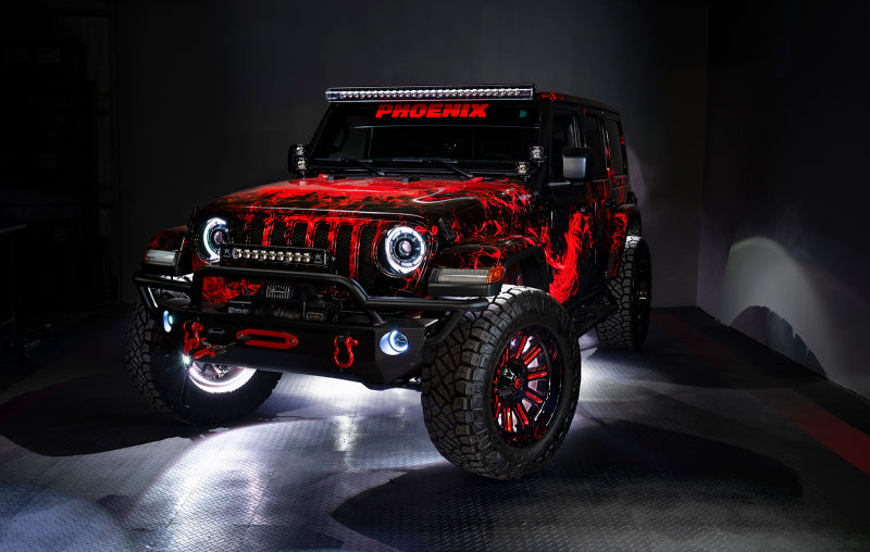 ORACLE Lighting Hi-Perf LED Fog Lights (FRONT): Jeep Wrangler / Gladiator (07-26) - Black