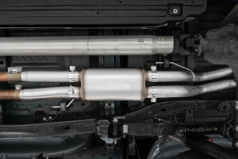 MBRP T409 3in Dual Rear Exit Resonator Back Exhaust | Ford F150 Raptor (17-20) (S5264409)