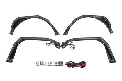 DV8 Offroad Tube Fenders | Jeep Wrangler (18-25) JL (FDJL-06)