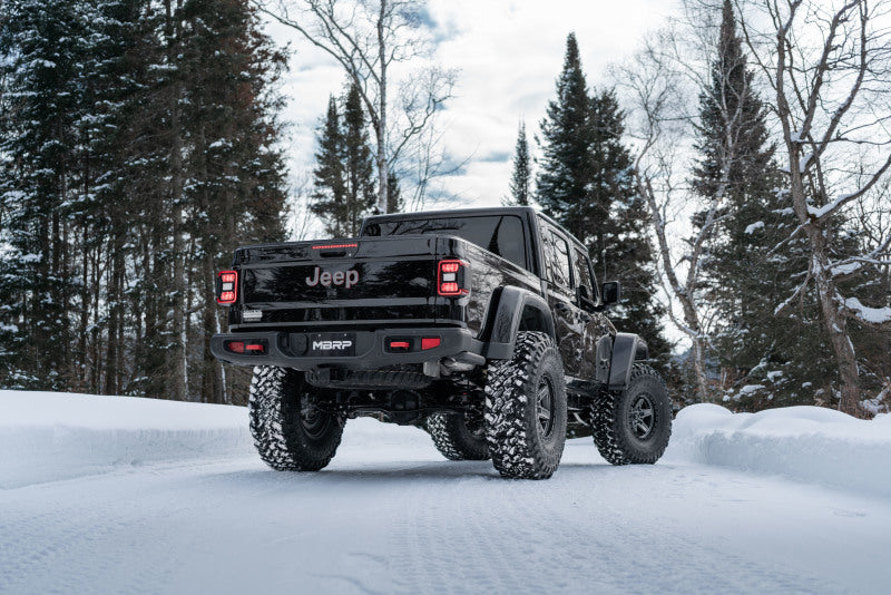 MBRP Exhaust (Rear Turn Down Exit): Jeep Gladiator 3.0L EcoDiesel 2021 - 2023