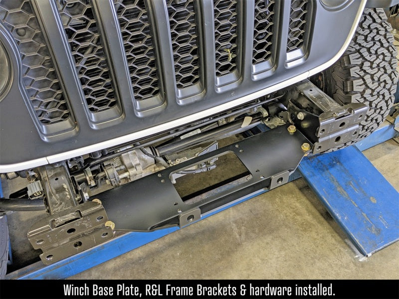 RockJock Winch Plate Kit | Jeep JL/JT (18-25) (RJ-641100-101)