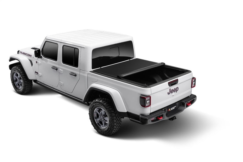 Rugged Ridge Armis Soft Rolling Bed Cover: Jeep Gladiator (18-26) - Matte Black Fabric