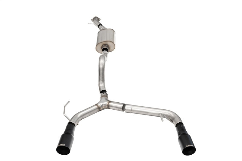 CORSA 2.75in Dual Rear Cat-Back Exhaust w/ Black Tips | Ford Bronco (21-25) 2.3L 2-Door (21204BPC)