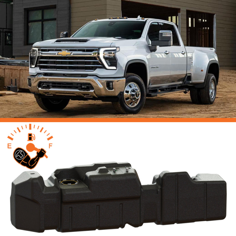 Titan Fuel Tanks 60 Gallon XXL Mid-Ship Fuel Tank | Chevrolet Silverado 2500HD/3500HD (20-26) / GMC Sierra 2500HD/3500HD (20-26) (7010320)