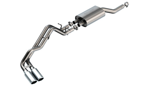 Borla 2.75" Dual Cat-Back System | Ford Ranger XLT S-Type (Chrome Tip) (140975)