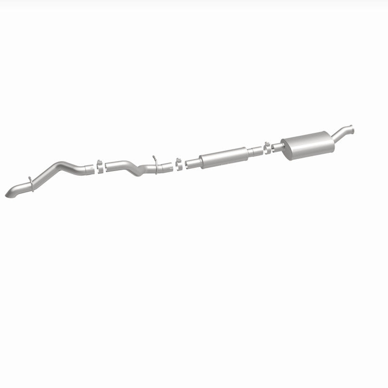 MagnaFlow Overland Cat-Back Perf Exhaust No-Tip Exit (REAR): Jeep Wrangler JL/JK 18-25 3.6L V6