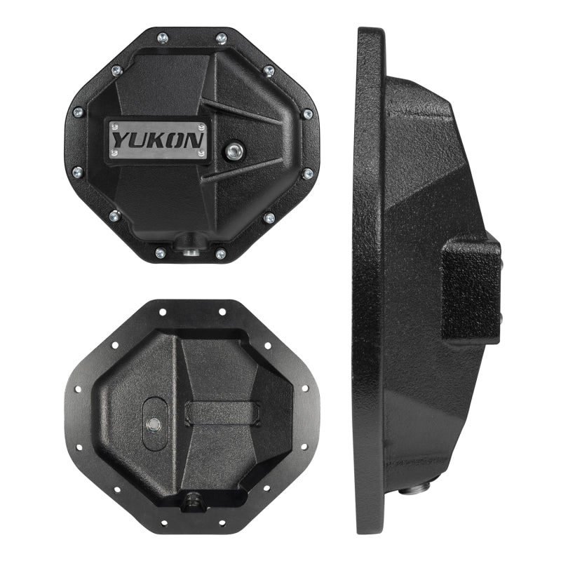 Yukon Gear & Axle Hardcore Nodular Iron Rear Diff Cover: Fits Dodge / Ram (94-19) - Black