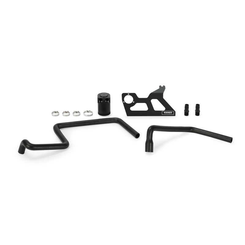 Mishimoto Baffled Oil Catch Can (FRONT): Jeep Wrangler JK 2007-2011 3.8L