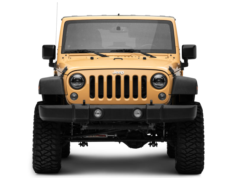 Raxiom Axial Series LED Headlights (FRONT) w/ Black Housing: Jeep Wrangler (07-18)