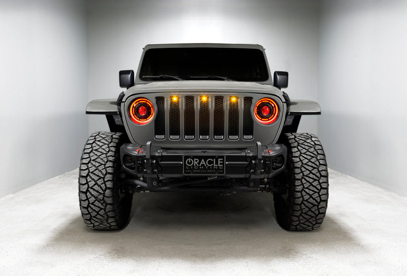 ORACLE Lighting Bi-LED Projector Headlights: Jeep Wrangler / Gladiator (18-24)