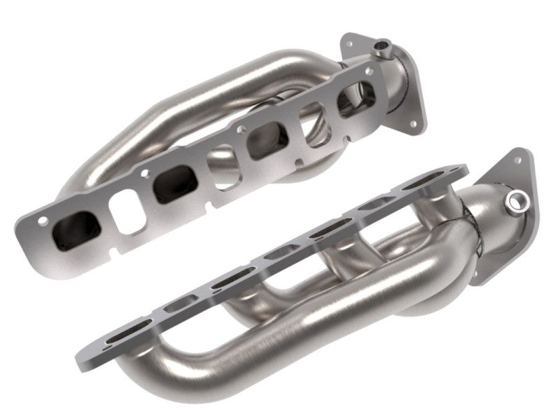 AFE Twisted Steel Shorty Headers: Ram 6.4L 392 2500 / 3500 2019 - 2025 Bundle