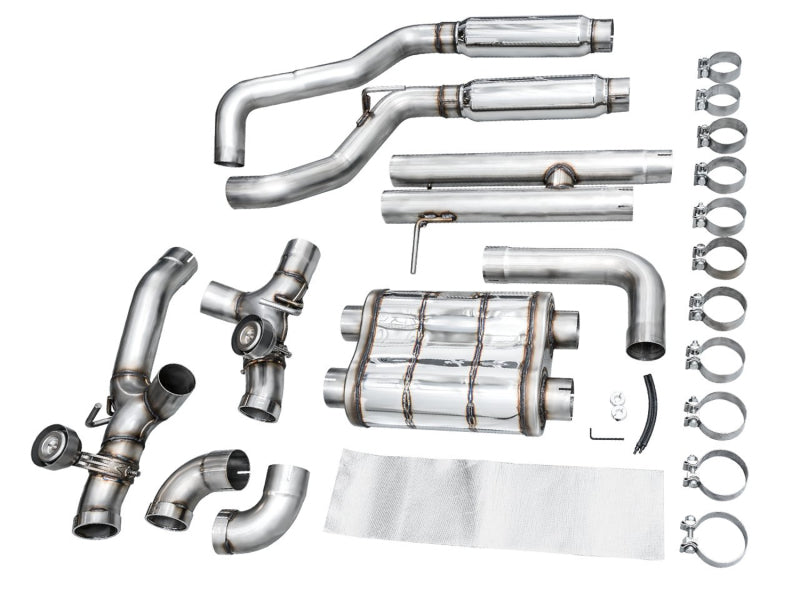AWE Switchpath Cat-Back Exhaust System: Jeep Wrangler Rubicon 6.4L 392 2021 - 2025