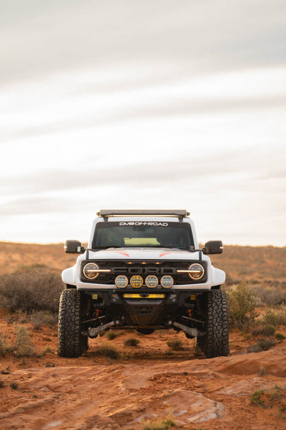 DV8 Offroad 2022+ Ford Bronco Raptor Tube Front Bumper | Ford Bronco (21-26) (FBFR-02)