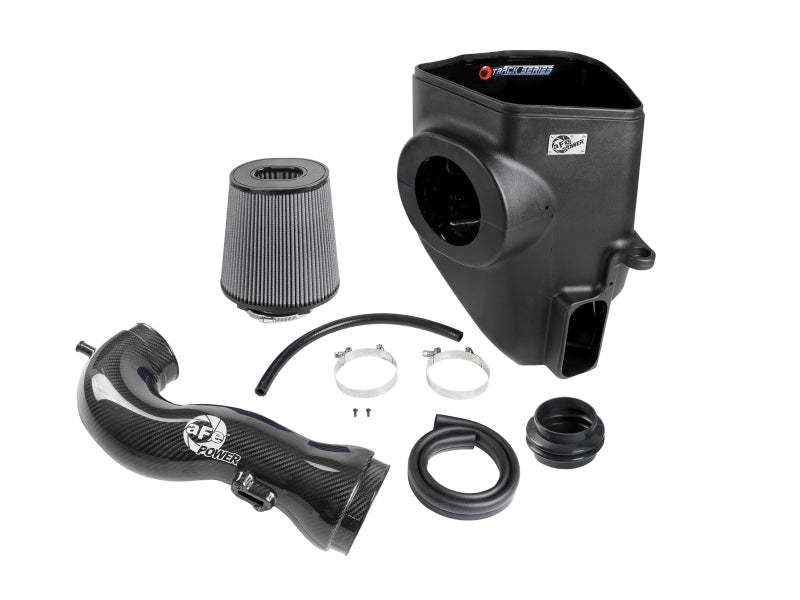 aFe Track Series Carbon Fiber Cold Air Intake w/ Pro Dry S Filter | GM Trucks 5.3L/6.2L (19-21) (57-10015D)