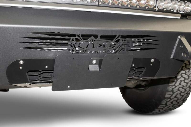 Addictive Desert Designs 17-20 Ford F-150 Raptor Front License Plate Bracket | Ford F-150 Raptor (17-20) (AC11154501NA)