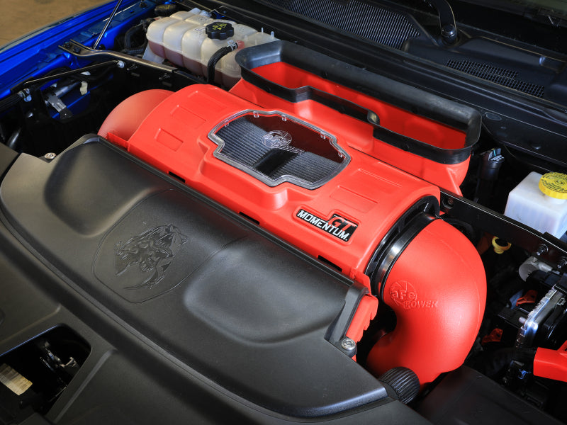 AFE Momentum GT Cold Air Intake (Red Finish): Dodge Ram 6.2L TRX 2021 - 2023