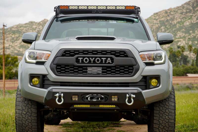 DV8 Offroad Center Mount Winch Front Bumper | Toyota Tacoma (20-23) | Factory Style