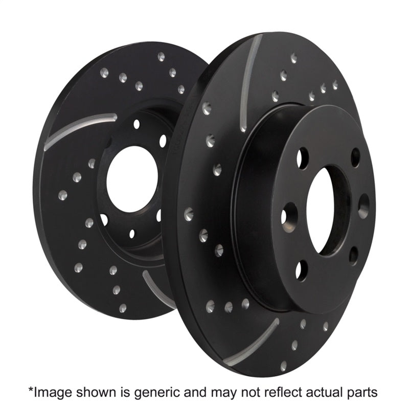 EBC GD Drilled & Slotted Rear Rotors (REAR): Jeep Wrangler 2012-2018 3.6L V6