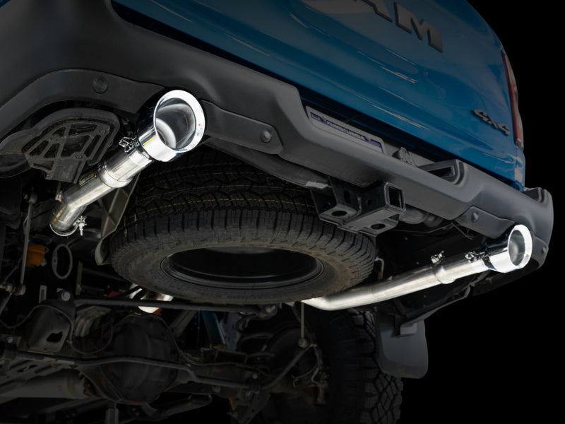AWE 0FG Cat-Back Exhaust (Dual Rear Bumper Exit, Polished Tips): Ram 5.7L Hemi 1500 2019 - 2024