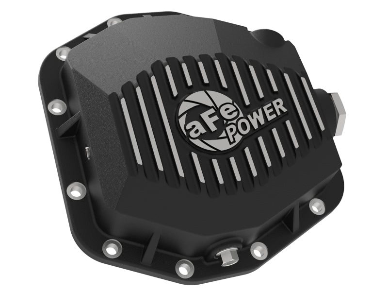 aFe Pro Series Rear Differential Cover Black w/ Machined Fins | Ford Ranger (19-20) (46-71170B)