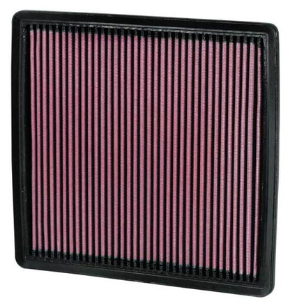 K&N High-Flow Drop-In Air Filter | Ford F-150 (09-13) / F-250/F-350/450/550 Super Duty (08-13) / F-150 Raptor (10-13, 17-20, 21-23, 24-26) (33-2385)