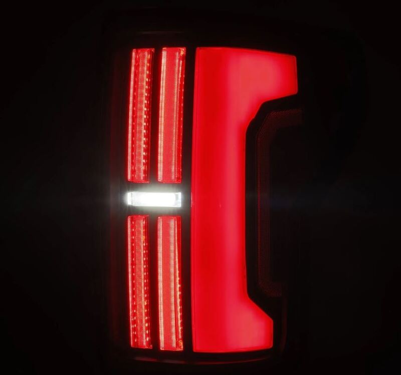 AlphaRex Prismatic LED Tail Lights Black Red | Toyota Tundra (07-13) (670052)