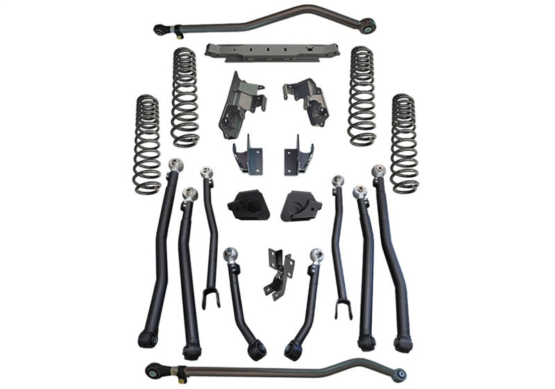 Superlift 4in JLU Long Arm Kit (F&R): Jeep Wrangler Unlimited 2018-2023 w/ King 2.0 Shocks