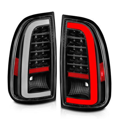 ANZO LED Tail Light Assembly w/ Light Bar Black Housing Clear Lens | Toyota Tundra (00-06) (311411)