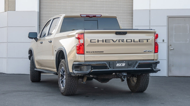 Borla 6.2L CC SB 147.5in WB S-Type True Dual | Chevrolet Silverado 1500 ZR2 & AT4X (140916)