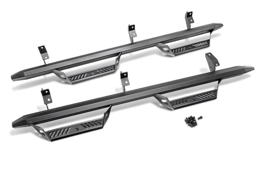 N-Fab Predator Pro Step System 14-17 Chevy/GMC 1500 Crew Cab - Tex. Black