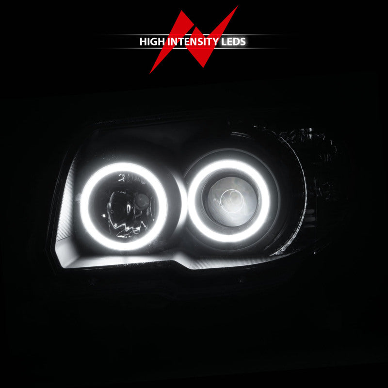 ANZO Projector Headlights - Black w/ CCFL Halo | 2006-2009 Toyota 4Runner (111320)