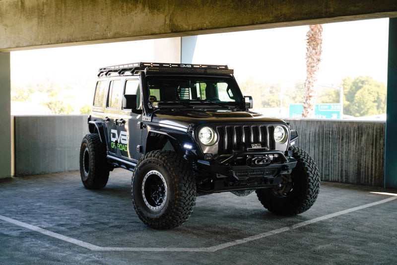 DV8 Offroad A-Pillar Dual Light Pod Mounts | Jeep Gladiator JT / Wrangler JL (20-25)