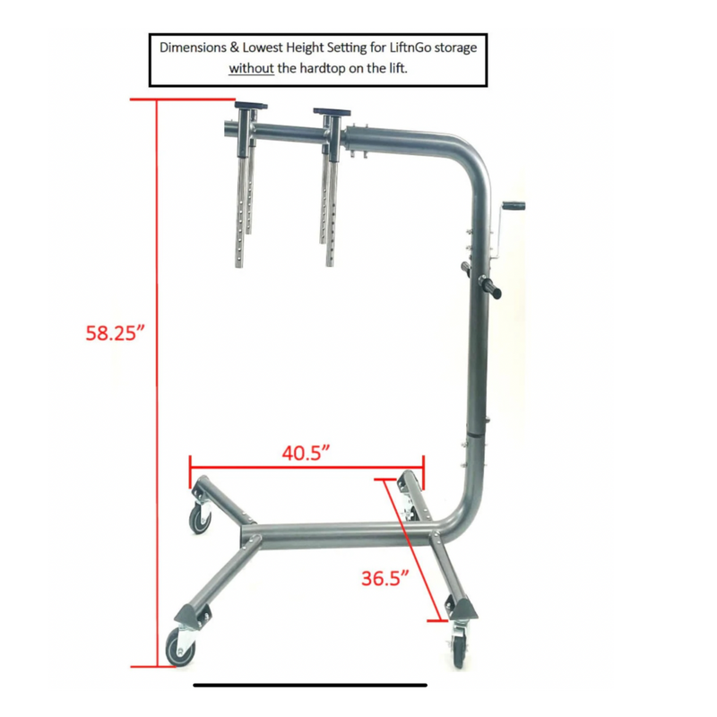 Bestop LIFTnGO Hardtop Removal & Storage Tool | Jeep Wrangler & Ford Bronco 4-Door (42840-01)