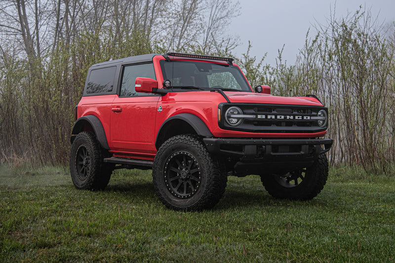 Zone Offroad 4-Inch Adventure Series Lift Kit w/ Upper Control Arms | Ford Bronco 4-Door Base Suspension (21-26) (ZONF95)