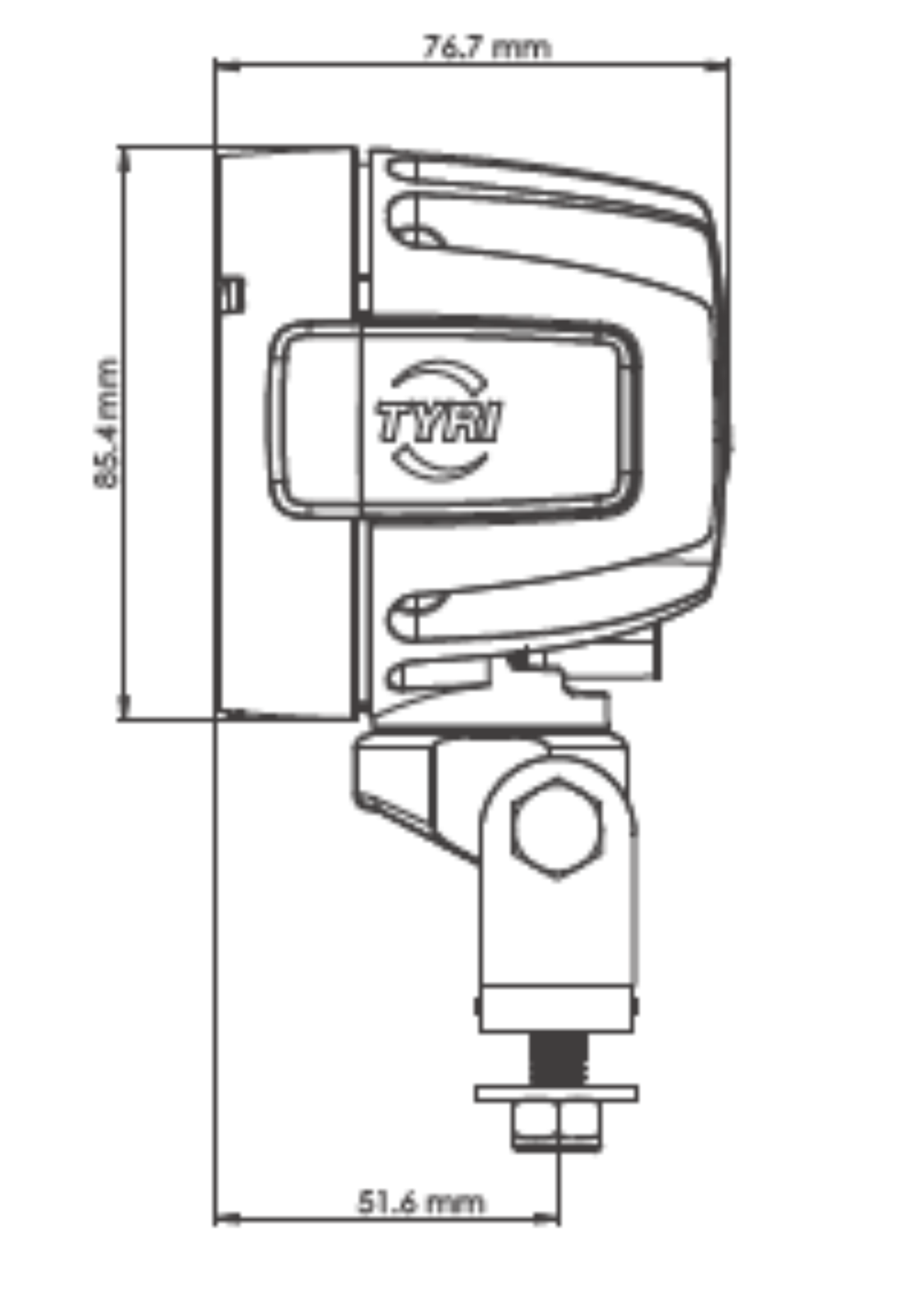 D8 Swivel 1400 eLumen, 12-24V