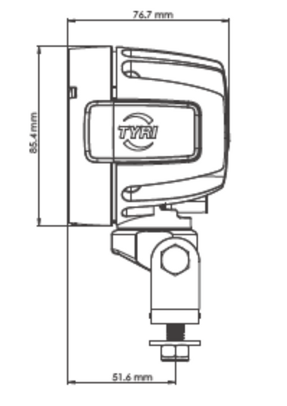 D8 Swivel 1400 eLumen, 12-24V