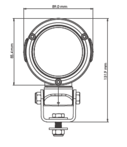 D8 Swivel 1400 eLumen, 12-24V