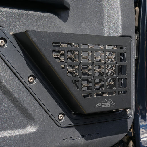 Front Door Bin Black Steel Molle - IAG-ACC-F1080 image 2