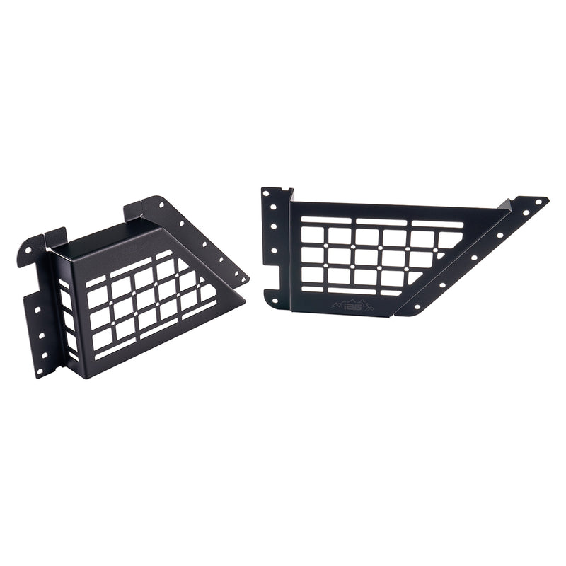 Front Door Bin Black Steel Molle - IAG-ACC-F1080 image 3