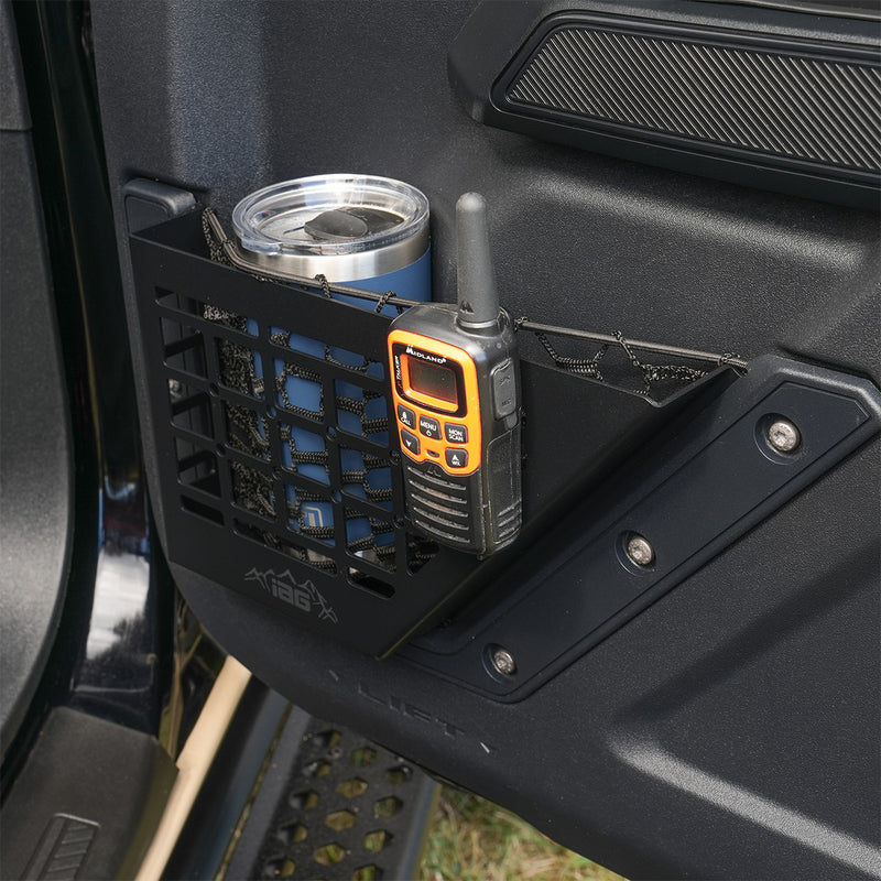 Front Door Bin Black Steel Molle - IAG-ACC-F1080 image 4