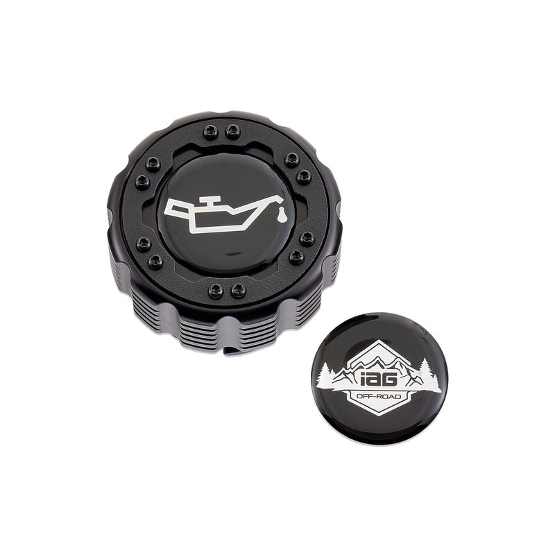 Beadlock Oil Cap w/ Black Ring 21+ Bronco, 15+ F-150, 19+ Ranger, 22+ Maverick - IAG-ACC-F1090BKBK image 6