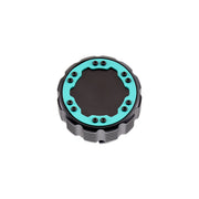 Beadlock Oil Cap w/ Teal Ring 21+ Bronco, 15+ F-150, 19+ Ranger, 22+ Maverick - IAG-ACC-F1090BKGT image 10