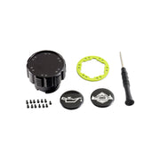 Beadlock Oil Cap Neon Yellow Ring 21+ Bronco 15+ F-150 19+ Ranger 22+ Maverick - IAG-ACC-F1090BKNY