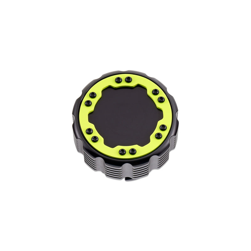 Beadlock Oil Cap Neon Yellow Ring 21+ Bronco 15+ F-150 19+ Ranger 22+ Maverick - IAG-ACC-F1090BKNY image 9