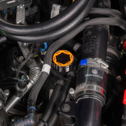 Beadlock Oil Cap w/ Orange Ring 21+ Bronco, 15+ F-150, 19+ Ranger, 22+ Maverick - IAG-ACC-F1090BKOR image 4