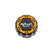 Beadlock Oil Cap w/ Orange Ring 21+ Bronco, 15+ F-150, 19+ Ranger, 22+ Maverick - IAG-ACC-F1090BKOR image 5