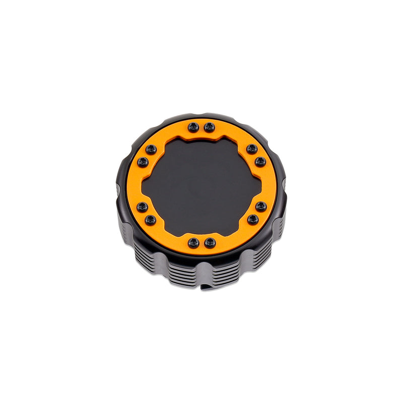 Beadlock Oil Cap w/ Orange Ring 21+ Bronco, 15+ F-150, 19+ Ranger, 22+ Maverick - IAG-ACC-F1090BKOR image 9