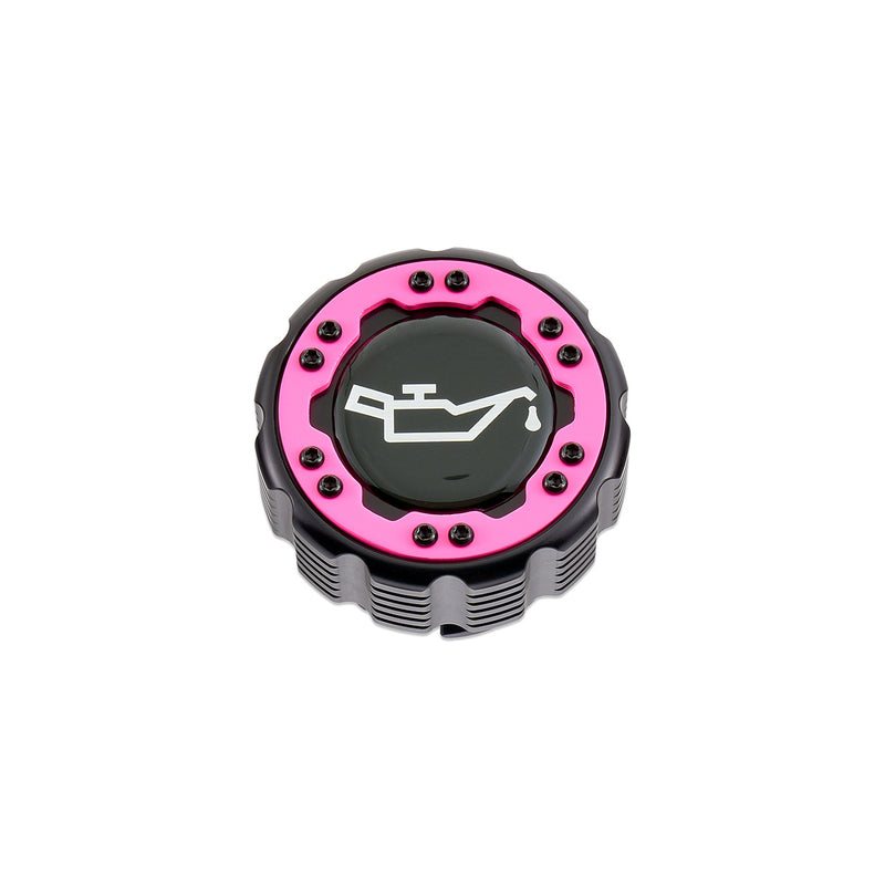 Beadlock Oil Cap w/ Pink Ring 21+ Bronco, 15+ F-150, 19+ Ranger, 22+ Maverick - IAG-ACC-F1090BKPK image 6